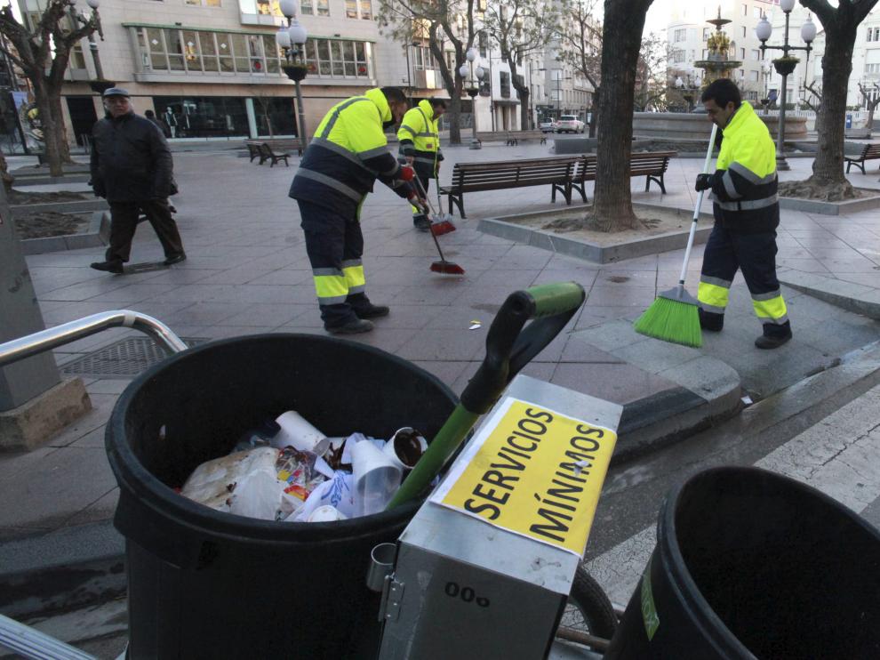 Servicios mínimos en Huesca