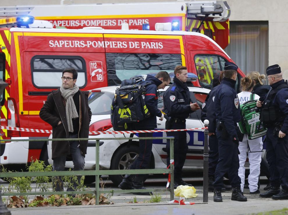 Imagen del ataque terrorista a 'Charlie Hebdo' en enero de 2015.
