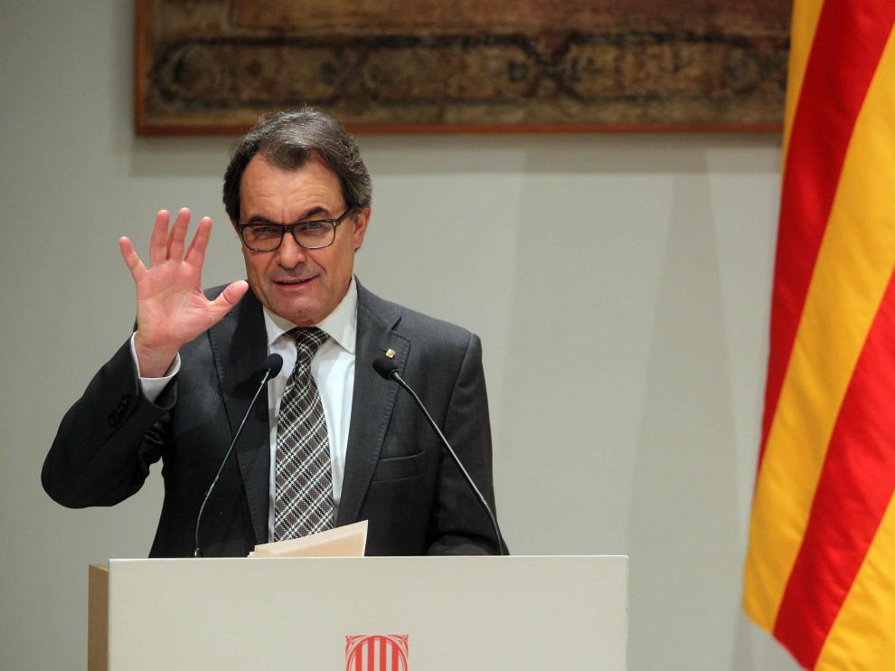 El presidente de la Generalitat, Artur Mas