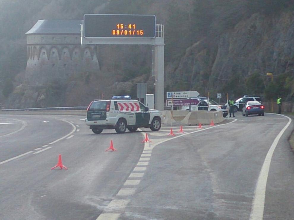 La Guardia Civil despliega controles en las carreteras de la provincia de Huesca