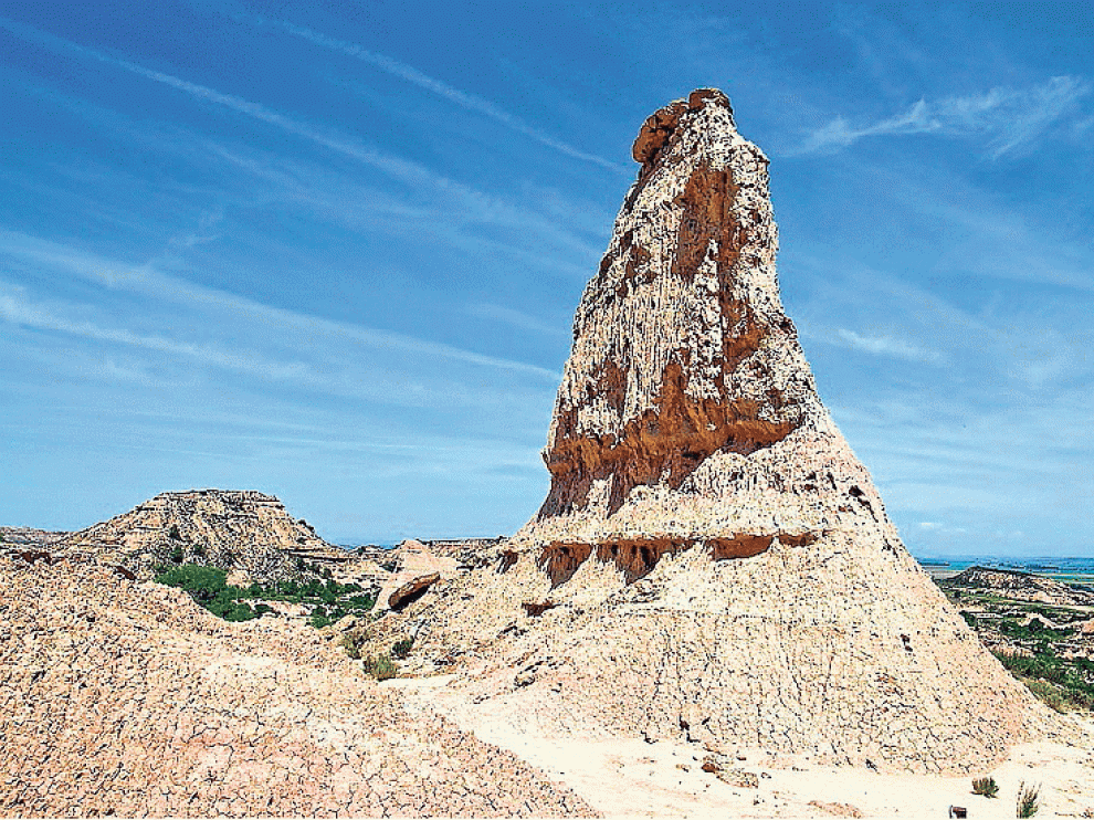 Fotografía del desierto de los Monegros, subida a Flickr por ipomar47