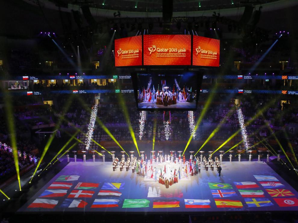 Inauguración del Mundial de Balonmano de Qatar