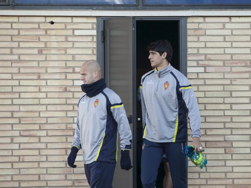 Basha, junto a Bono, en la Ciudad Deportiva