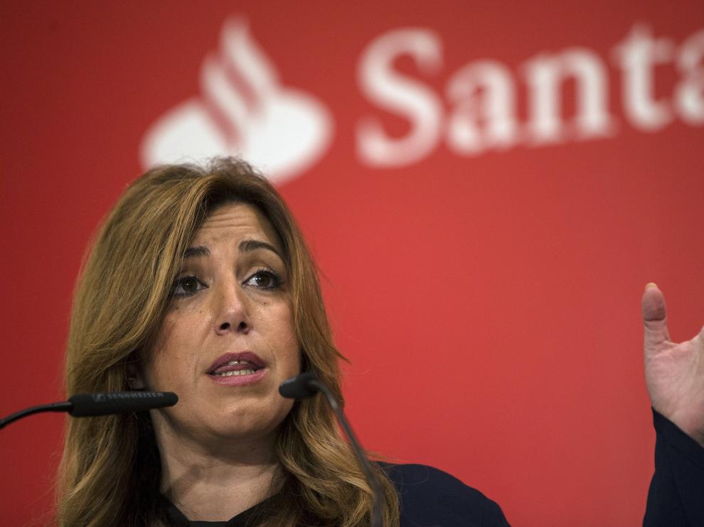 La presidenta de la Junta de Andalucía, Susana Díaz,