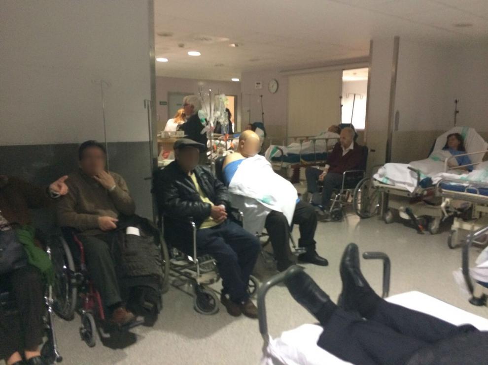Saturación de las Urgencias del Royo Villanova este viernes