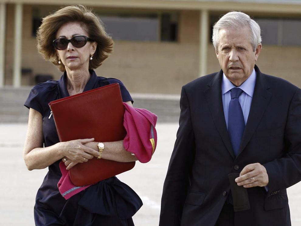 Javier Gómez de Liaño y su esposa, la también letrada María Dolores Márquez de Prado, en 2013