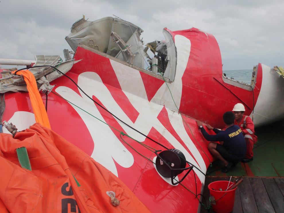 Avión estrellado