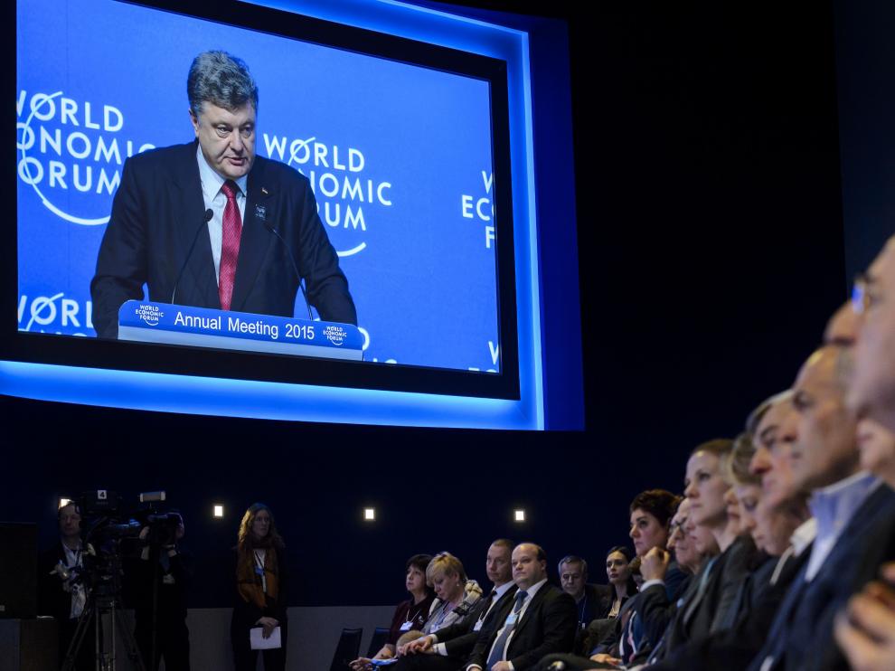 Intervención de Poroshenko en Davos