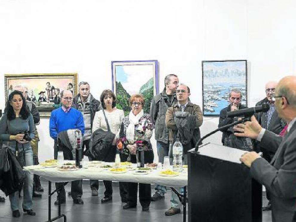 Un momento de la inauguración del Salón de Invierno de Adafa.