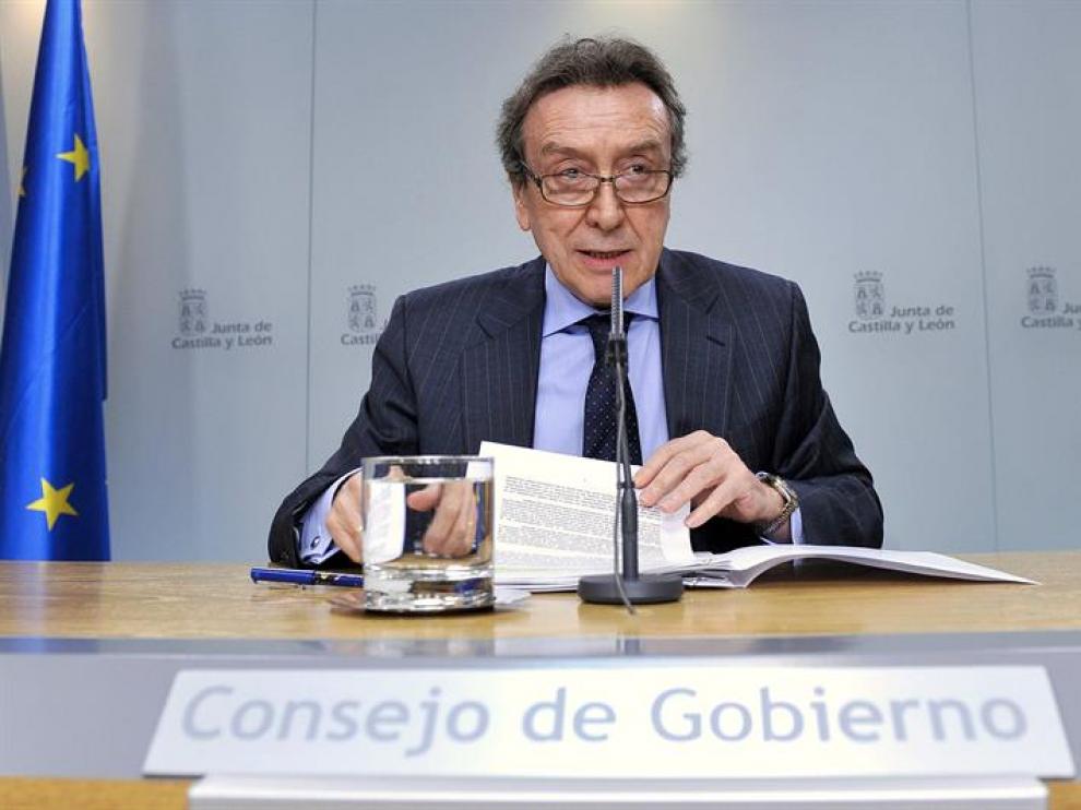 El consejero de Presidencia y portavoz de la Junta de Castilla y León, José Antonio de Santiago-Juárez, en una imagen de archivo