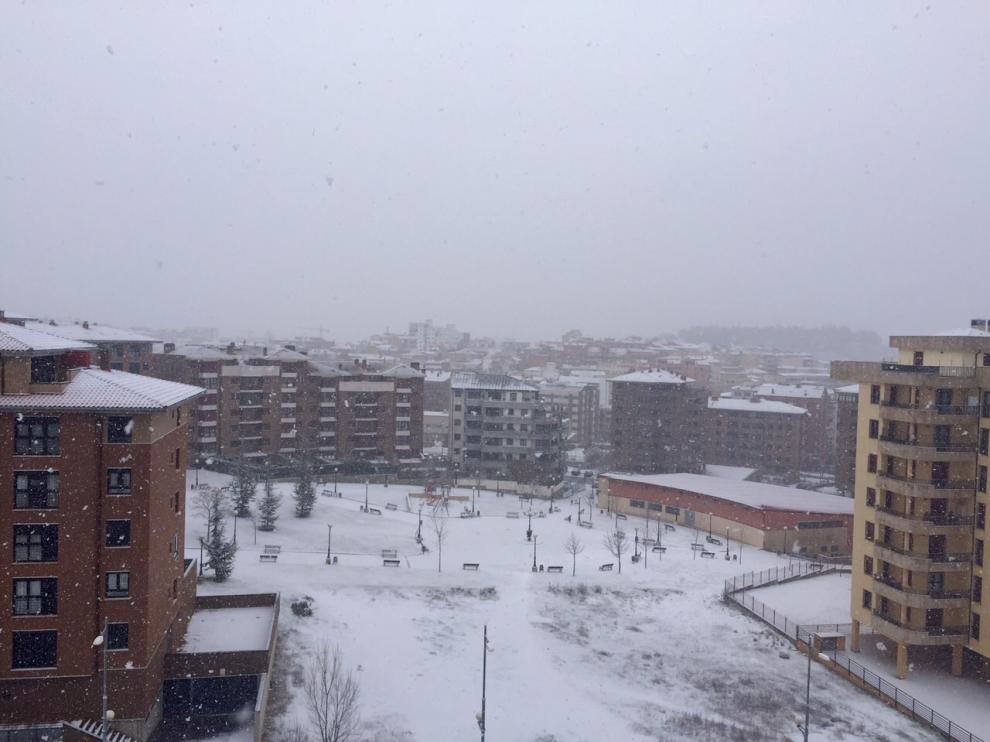 Vuelve a nevar en Soria