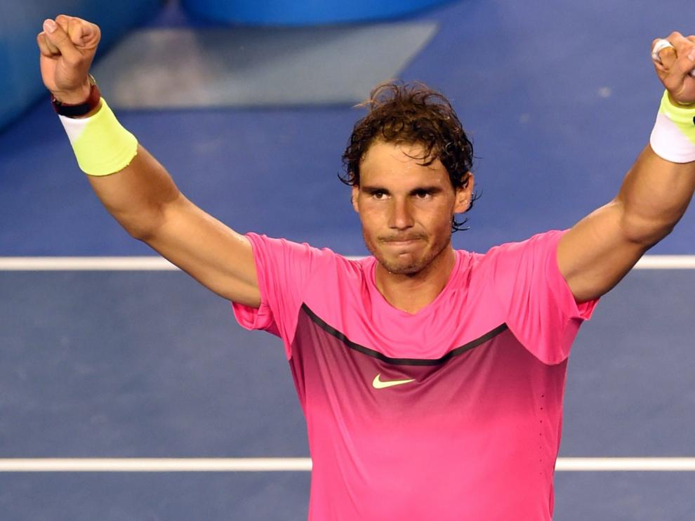 Rafa Nadal, tras el partido frente a Smyzkec