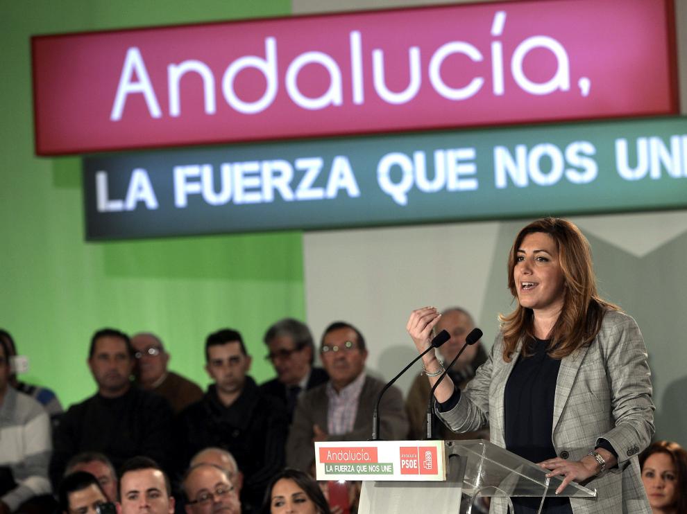 Susana Díaz, en un acto este jueves