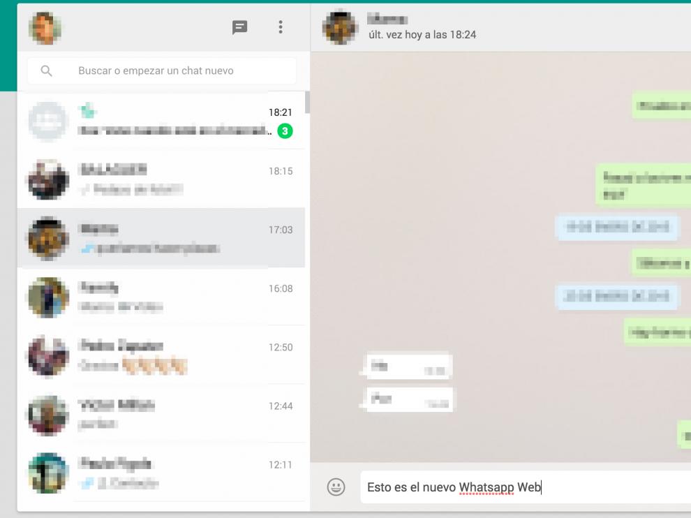 Nuevo Whatsapp Web
