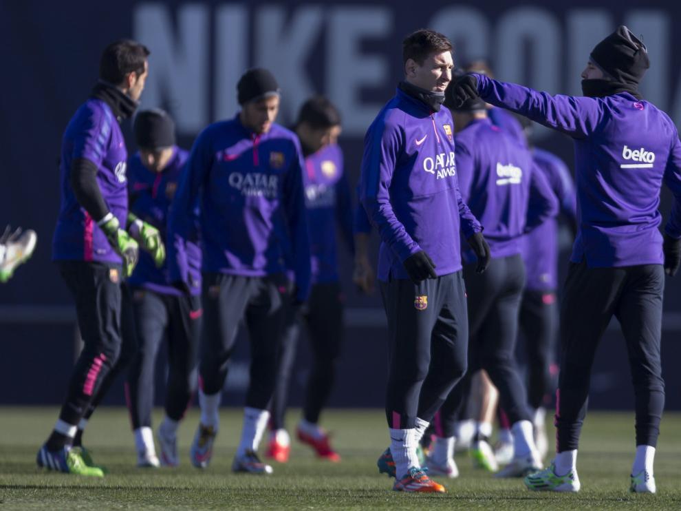 Entrenamiento del Barcelona
