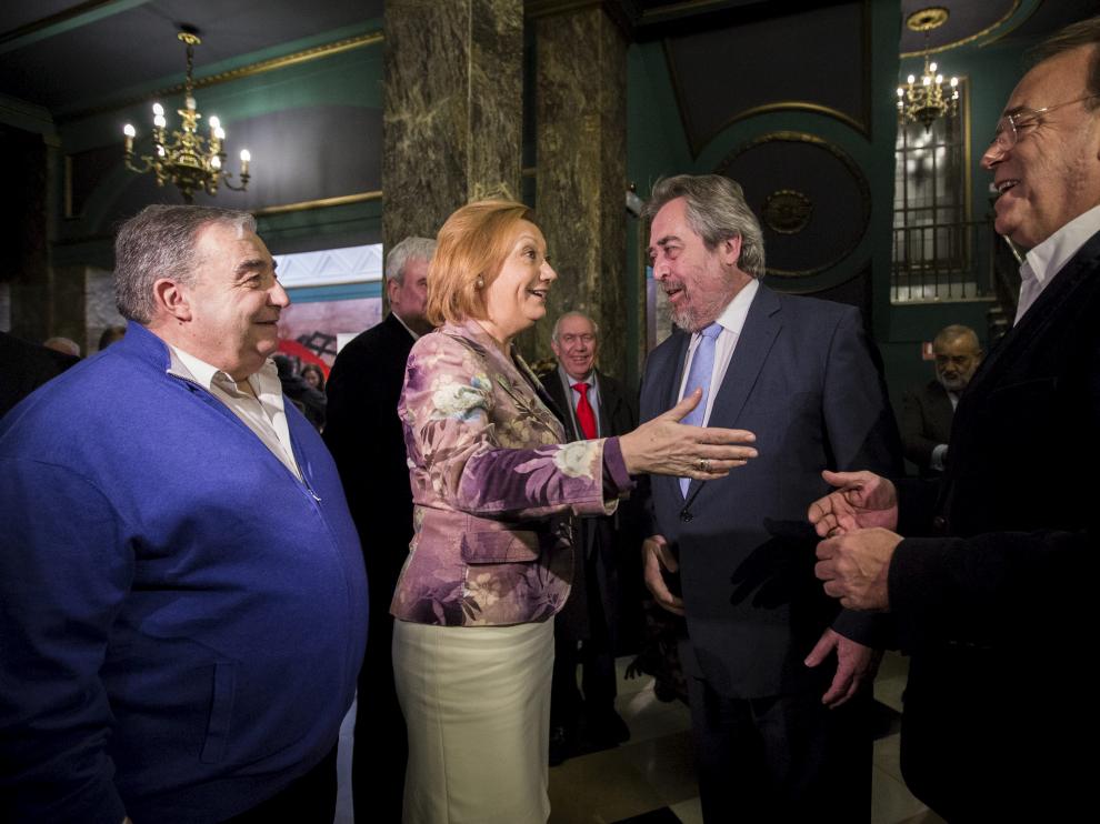 Perez Anadón, con Belloch y Rudi