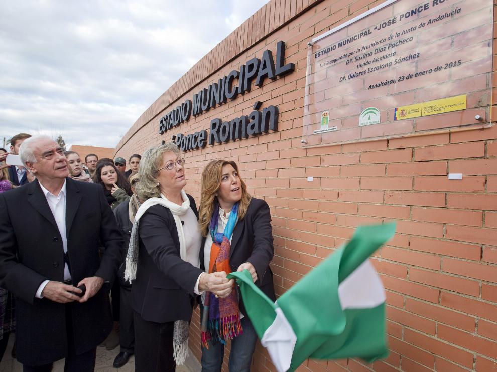 Susana Díaz, en un acto celebrado en Aznalcollar