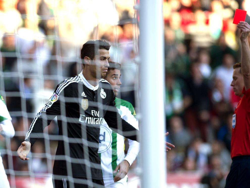 Expulsión de Cristiano Ronaldo con el Real Madrid