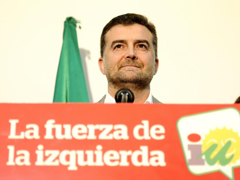 El coordinador de IU en Andalucía, Antonio Maíllo