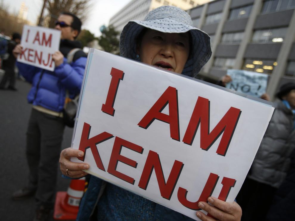 'Yo soy Kenji', campaña para liberar al rehén en manos del EI