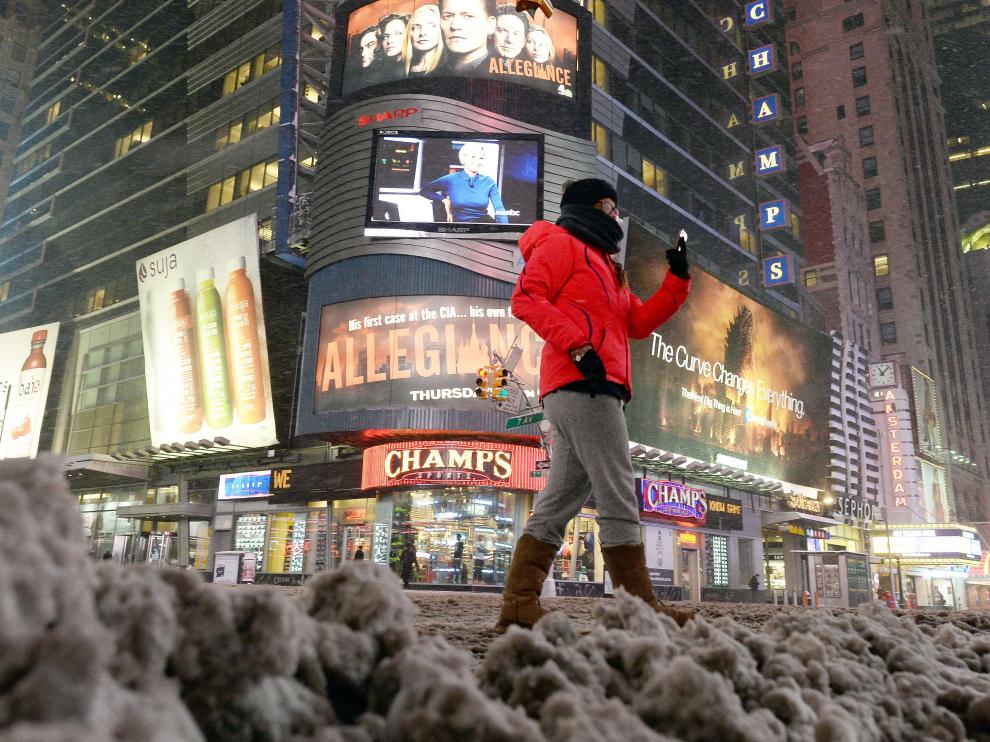 El pronóstico es que la nieve que caiga llegue a estar por encima del medio metro.