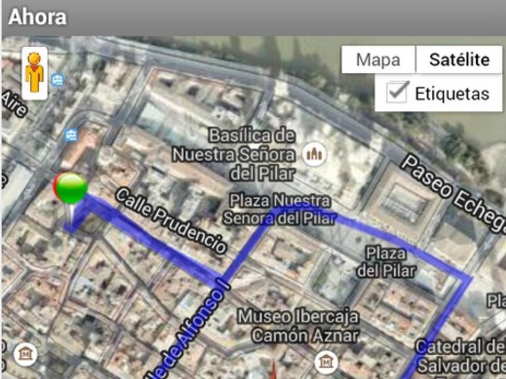 Imagen de la 'app' de la Semana Santa del año pasado