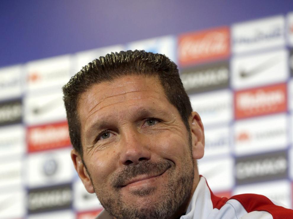 Diego Simeone en rueda de prensa