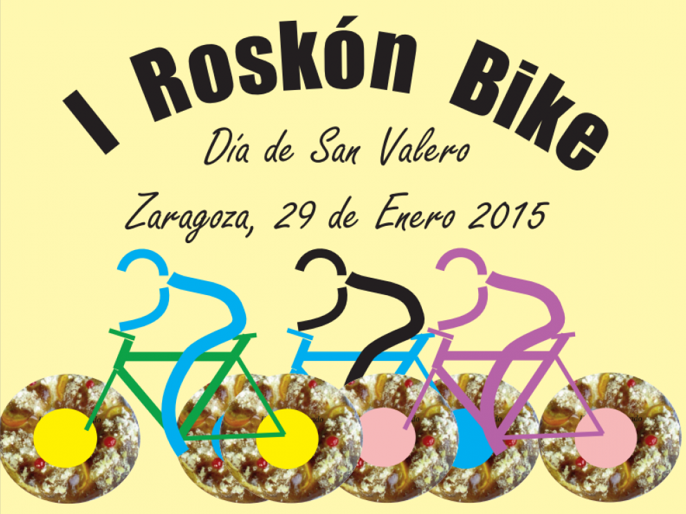 Roskon Bike, un paseo por Zaragoza en bicicleta para celebrar el día de San Valero