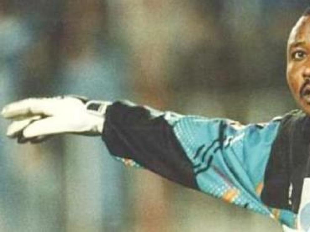 Wilfred Agbonavbare fue portero del Rayo entre 1990 y 1996