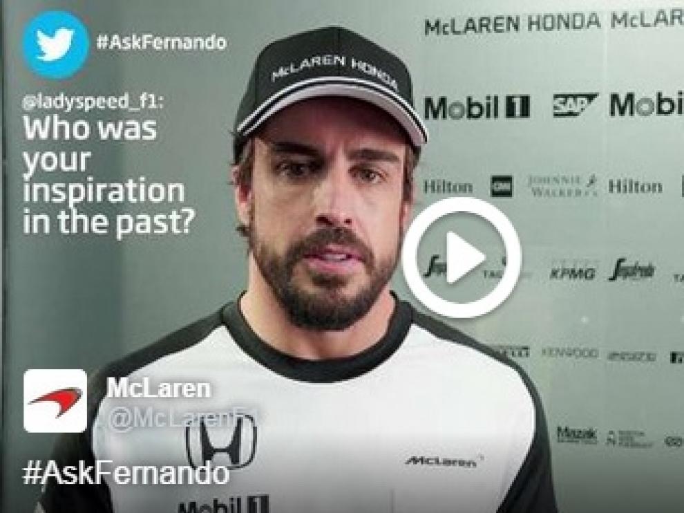 Fernando Alonso responde en McLaren
