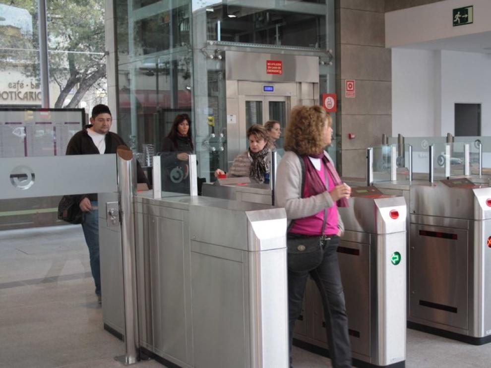Estación de Goya, una de las más usadas