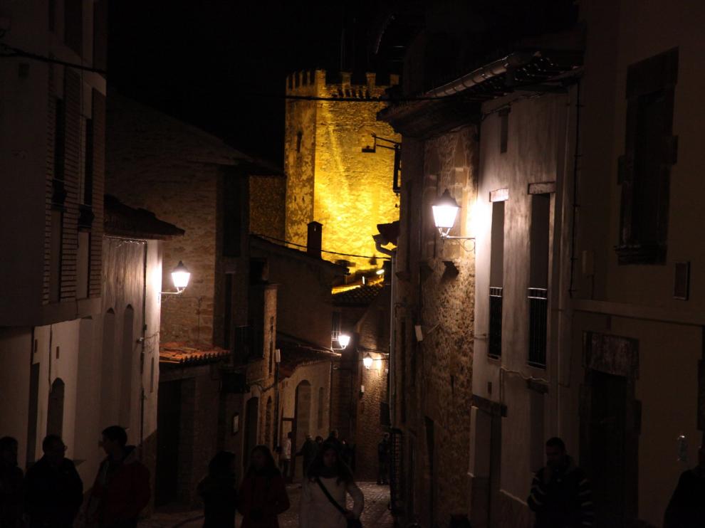 Nueva iluminación en la Iglesuela del Cid