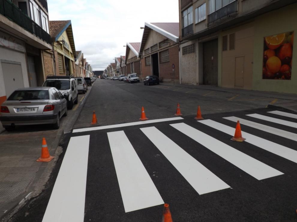 Calles recién asfaltadas