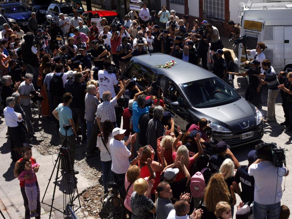 Cortejo fúnebre del fiscal Nisman