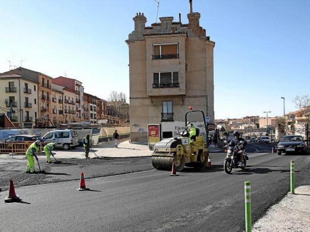 Operación asfalto en Teruel