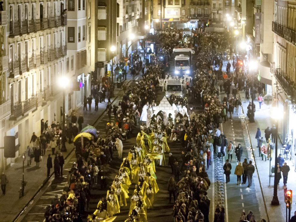 El desfile de Carnaval de Zaragoza en una imagen de archivo