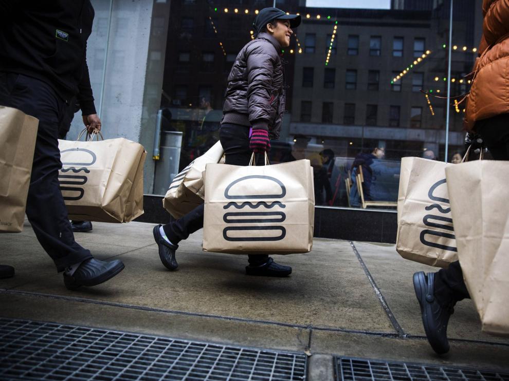 Bolsas del establecimiento Shake Shack