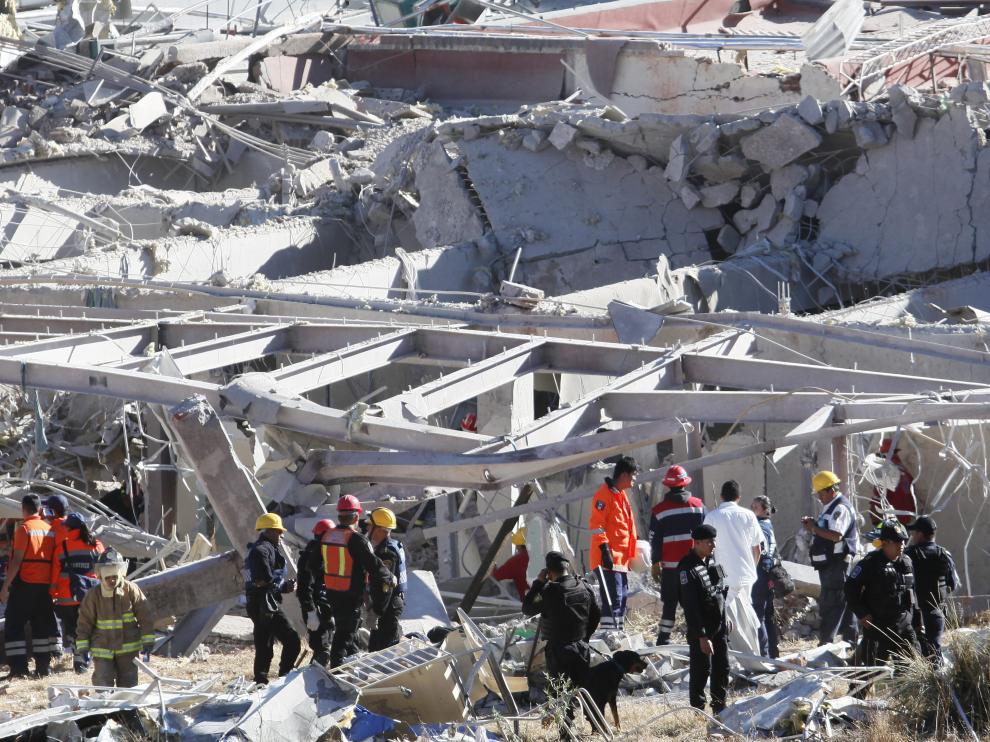 El hospital ha quedado reducido a escombros