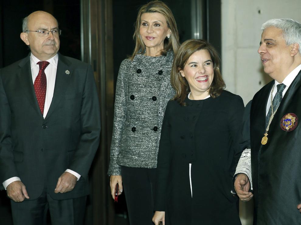 Santamaría, en un acto en Cataluña