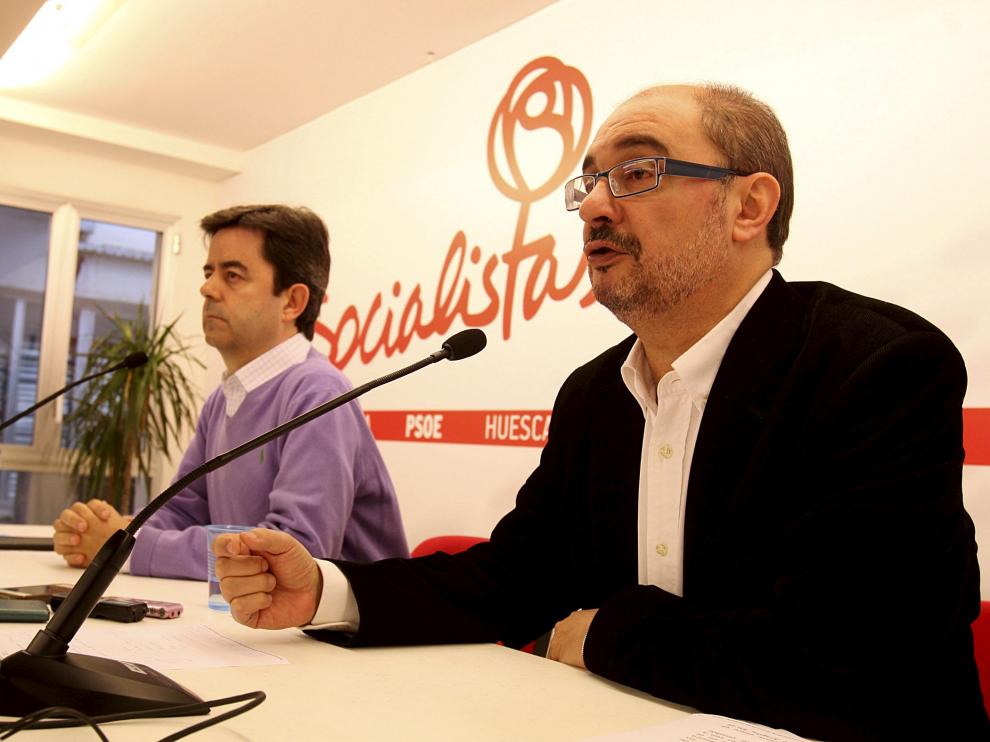 Lambán encabeza la delegación aragones