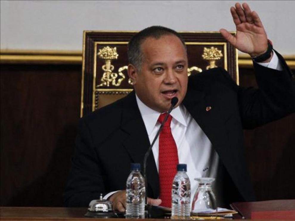 El presidente de la Asamblea Nacional venezolana, Diosdado Cabello.