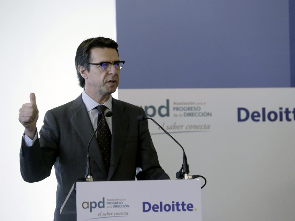El ministro Soria, en una jornada organizada por la consultora Deloitte