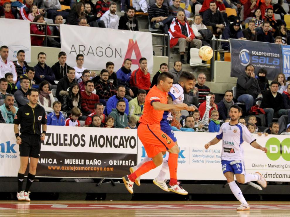El D-Link Zaragoza empata contra el Barcelona