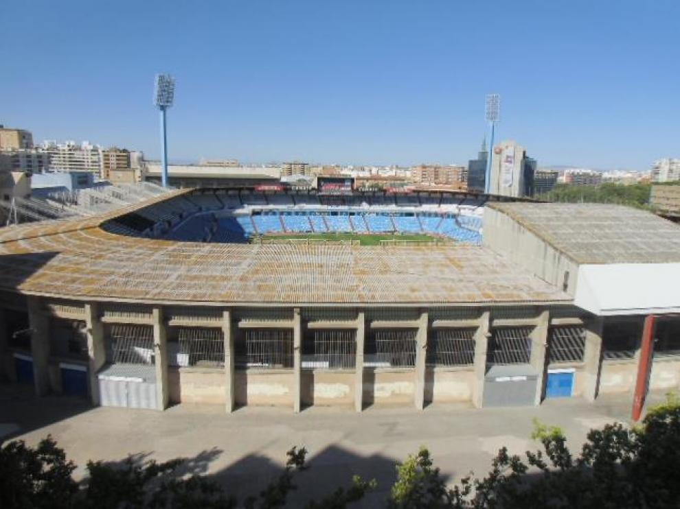 Estadio de la Romareda.