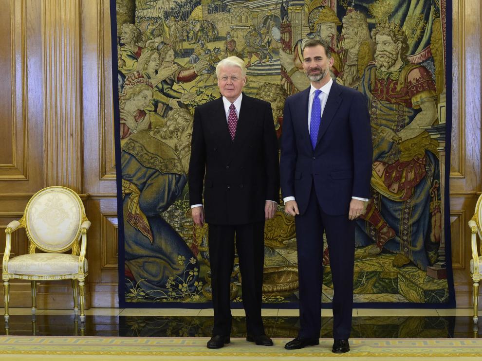 Visita del presidente de Islandia a España