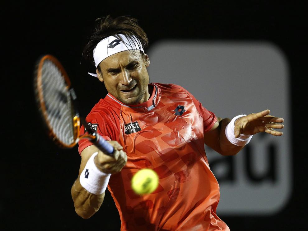 David Ferrer en el partido contra Thiemo de Bakker