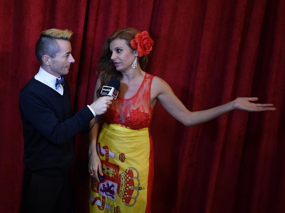 Sonia Monroy en los Óscar 2015