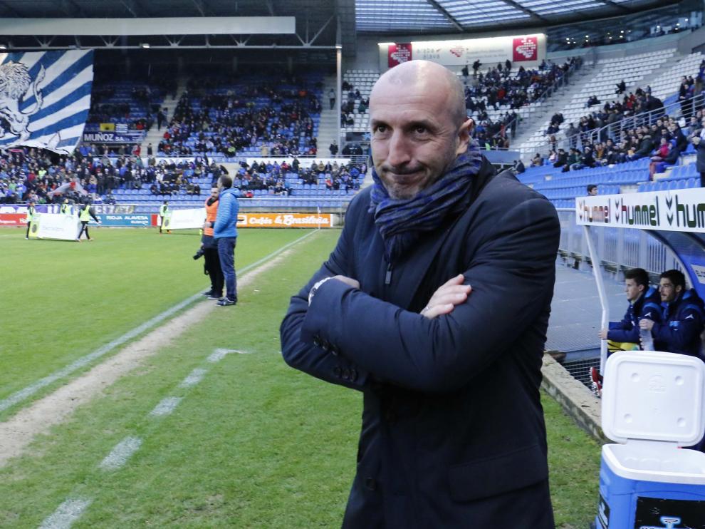 Popovic, en el partido contra el Alavés