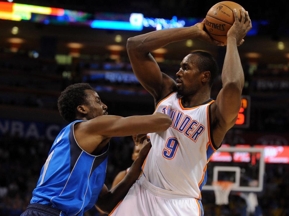 Ibaka en el encuentro del viernes