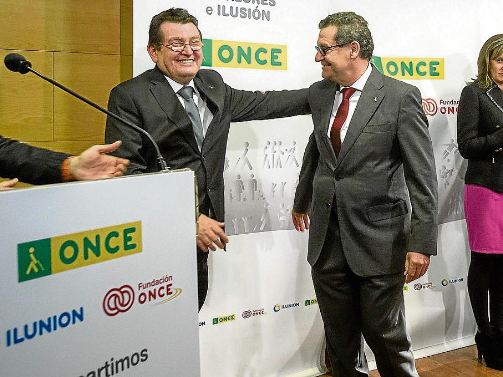Ángel Sánchez, Ignacio Escanero, Ruth Quintana y José Antonio Bes, ayer durante el acto.